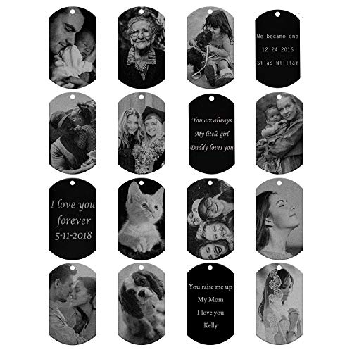Personalized Master Custom Photo Text Dog Tags Pendant Customized Picture Necklace Valentine's Day Birthday Gift for Men Women3