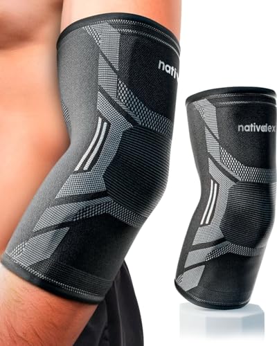 NativoDex Gomitiera per Epicondilite e Tendinite, Tutore A Compressione Per