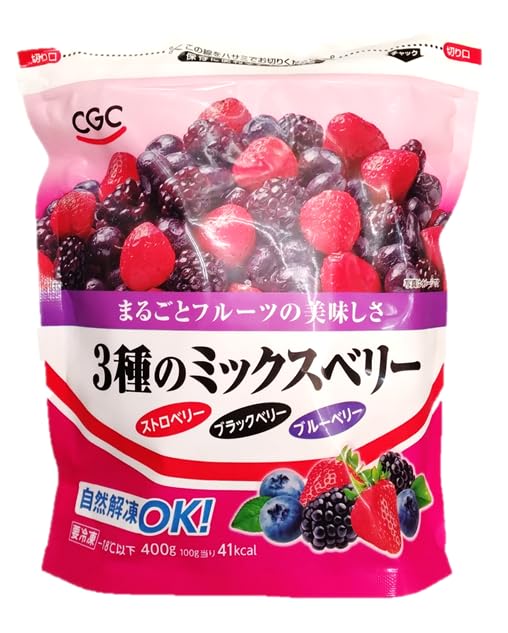 Amazon.co.jp: 冷凍 CGC 3種のミックスベリー 400g : 食品
