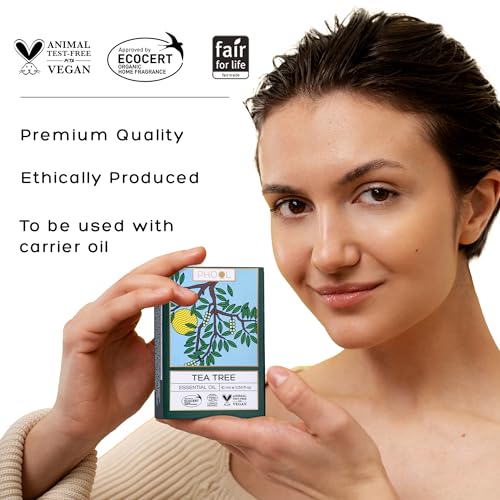Phool Tea tree oil - Essential oil Tea tree for Acne, Skin and Hair dandruff, 100% Pure Cosmos Organic and Ecocert Certified - User Manual and... - Image 5