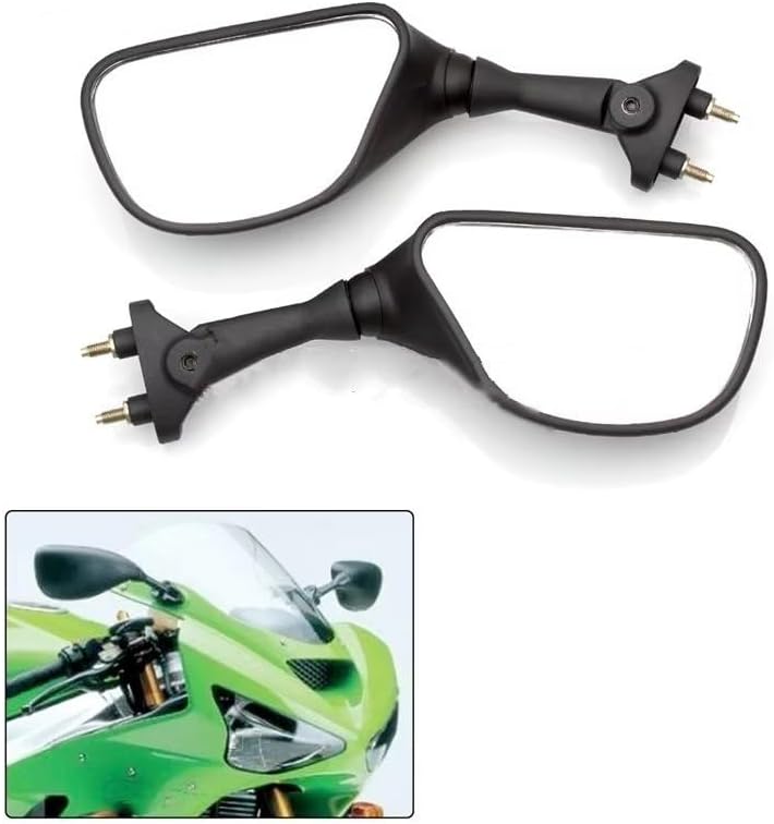 オートバイのバックミラー ために 【モヘア】 ZX-6RR用 🎑 ZX-6R用