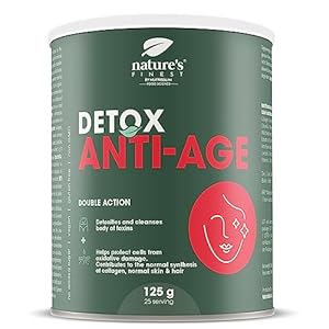 Nature’s Finest Detox Anti-Age | Powerful Antioxidant Formula to Rejuvenate Skin, Strengthen Immunity and Promote Healthy Ageing | Detoxifies and Cleanses the Body