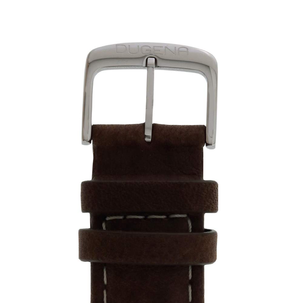 Dugena Herren Funk-Armbanduhr, Saphirglas, Lederarmband, Mondo Funk