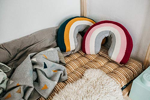 KINDSGUT Morbido Cuscino a Forma di Arcobaleno in