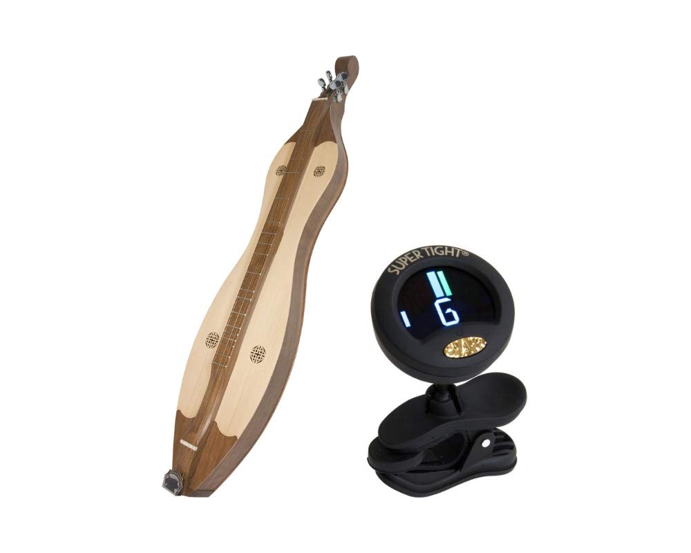 Includes: Dulcimer 4-string Vaulted Spruce Knotwork, Walnut + Snark Clip-On Chromatic Tuner