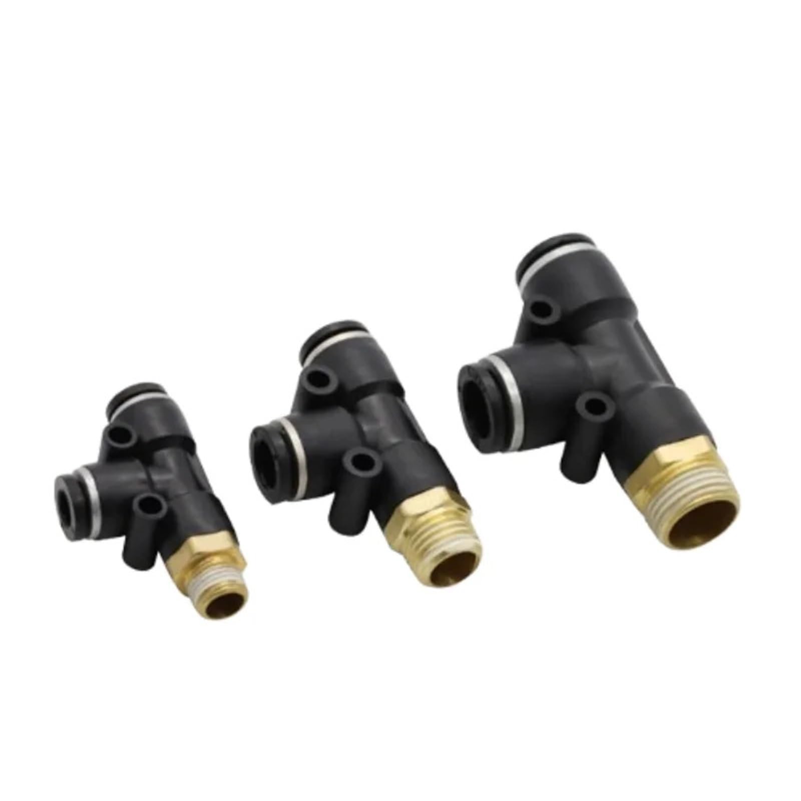 10/20 szt. Gwintowane trójdrożne złącza pneumatyczne Szybkozłącza do cylindrów - PD4-M5 - PD12-01(Pd8-03 10PCS)