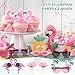 Mootycapa 6pcs Flamingo Sunglasses Party Decorations Hawaiian Summer Fashion Glasses Flamingo Sunglasses Photo Props for Hawaii Summer Theme Party