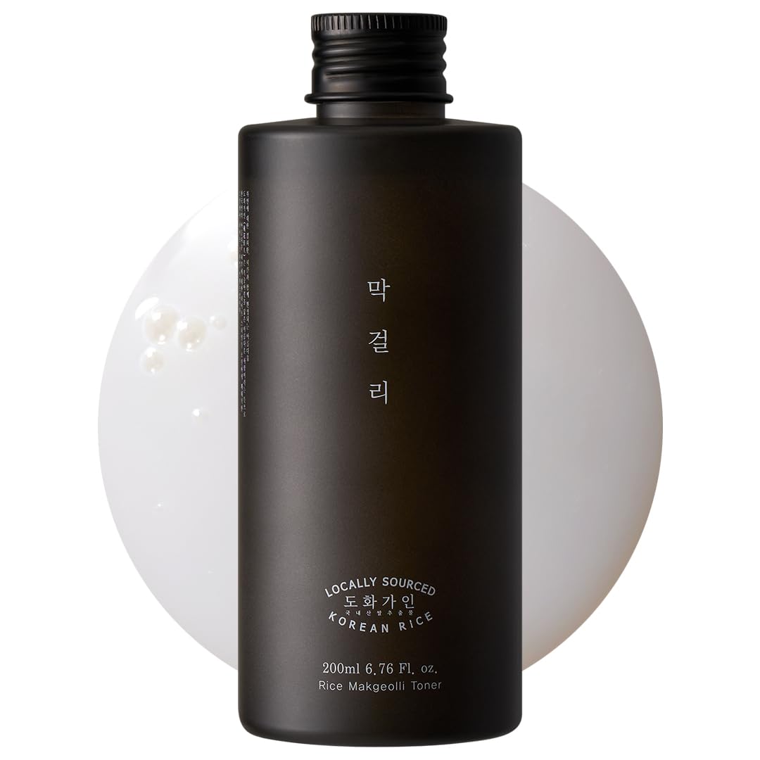 House of Dohwa Rice Makgeolli Toner | Holiday Skincare Essential Made with Domestically Sourced Korean Rice | 200 ml (6.76 Fl Oz) | Korean Skin Care