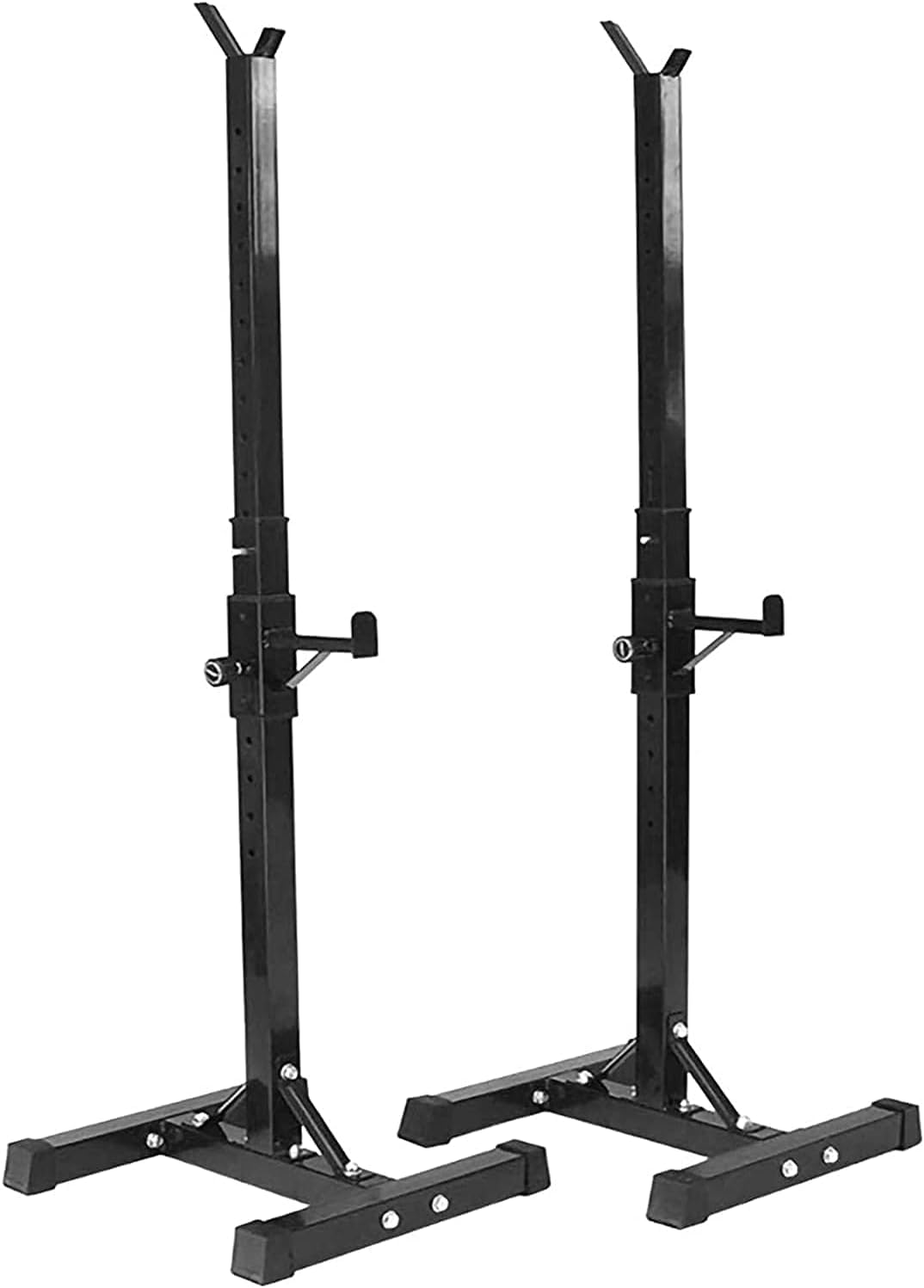 Professional Squat Rack Strength Training Equipment Home Sports Adjustable Squat Rack Multifunction Squat Rack for Barbell Solid Steel Sturdy Durable