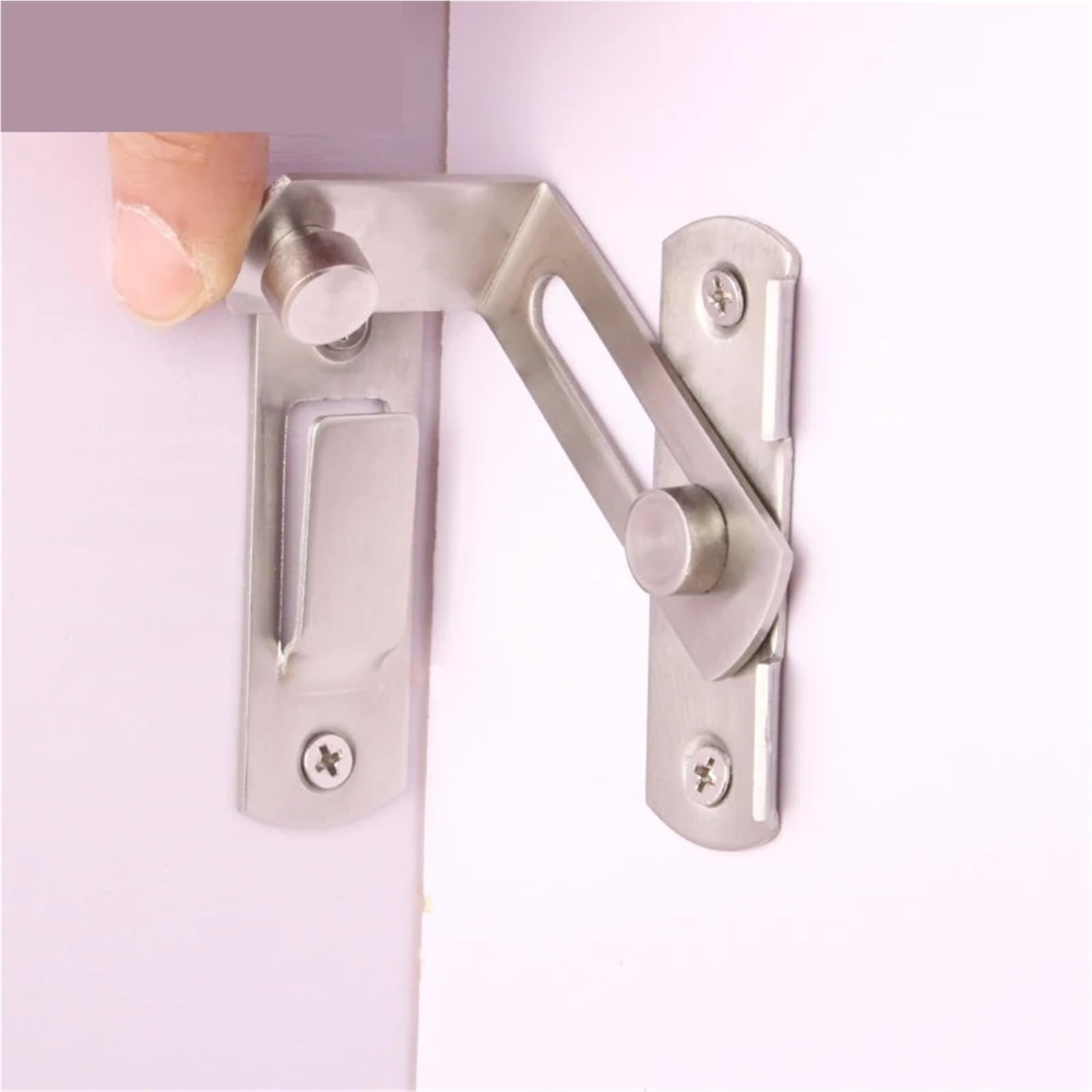 Rygiel zatrzaskowy Hasp Lock do drzwi przesuwnych balkonowych okien szafy pokoju łazienki stodoła Rarelock MS93 G 1 sztuka (D)