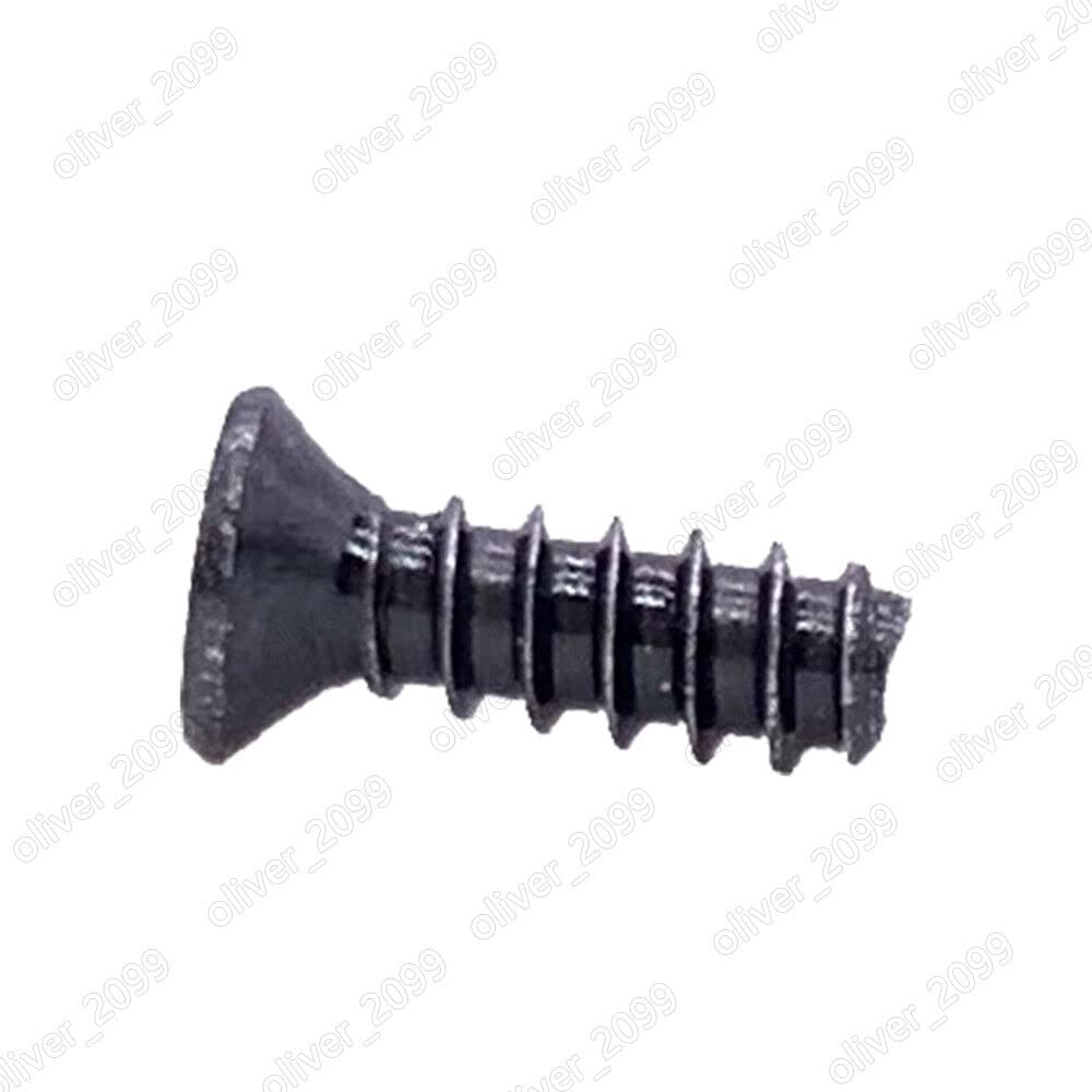 Black Stainless Steel Phillips Countersunk Self Tapping Screws Flat Point Tail (M3 x 12mm,500)