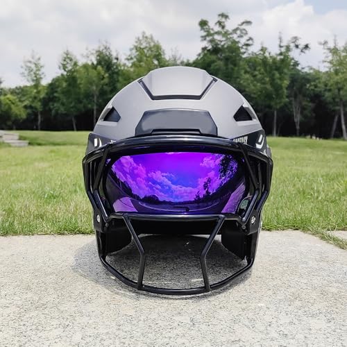 Image of Football Helmet Visor Anti-Fog Scratch Resistant Used for Axiom Helmets for Youth & Adult