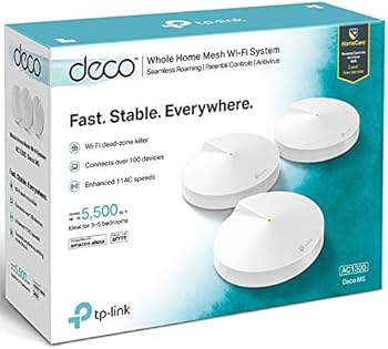 Roteador + Repetidor AC1300 Deco M5 Tp-Link (Sistema Mesh WiFi em