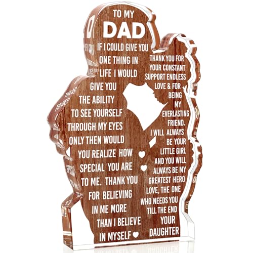 Dad Gifts from Daughter Dad Birthday Gift from Daughter - Valentines Father's Day Best Dad Ever...