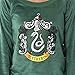 Harry Potter Juniors' Hogwart Castle House Slytherin Crest Fleece Jogger Pajama Set (MD)