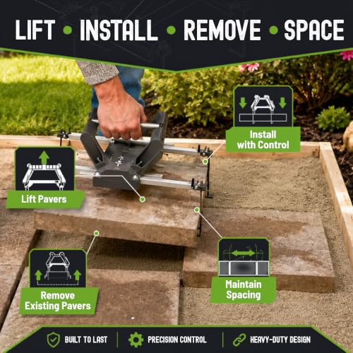 Paver Tool for Lifting and Spacing