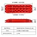 XPV AUTO New Recovery Traction Tracks Tire Ladder for Sand Snow Mud 4WD Recovery Traction Tracks Mat for 4X4 Offroad Sand Snow Mud Track Tire Ladder (Red)