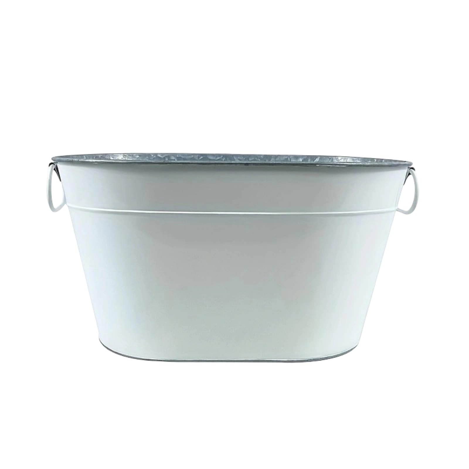 Tsophreniq 1Pcs Modern Metal Beverage Cooling Bucket 3 Gallon Capacity Protective Coating Keeps Drinks Cold For Hours Great For Picnics And Social Incidents Permanent Ice Bucket