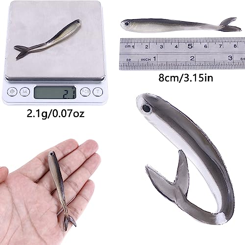 LURESMEOW Paddle Tail Swimbaits,Soft Plastic Fishing Lures Swim Baits for Bass Fishing,30/50pcs with Box,Soft Plastic Swimbaits for Bass Trout Crappie Lures Kit for Saltwater Freshwater - Image 4