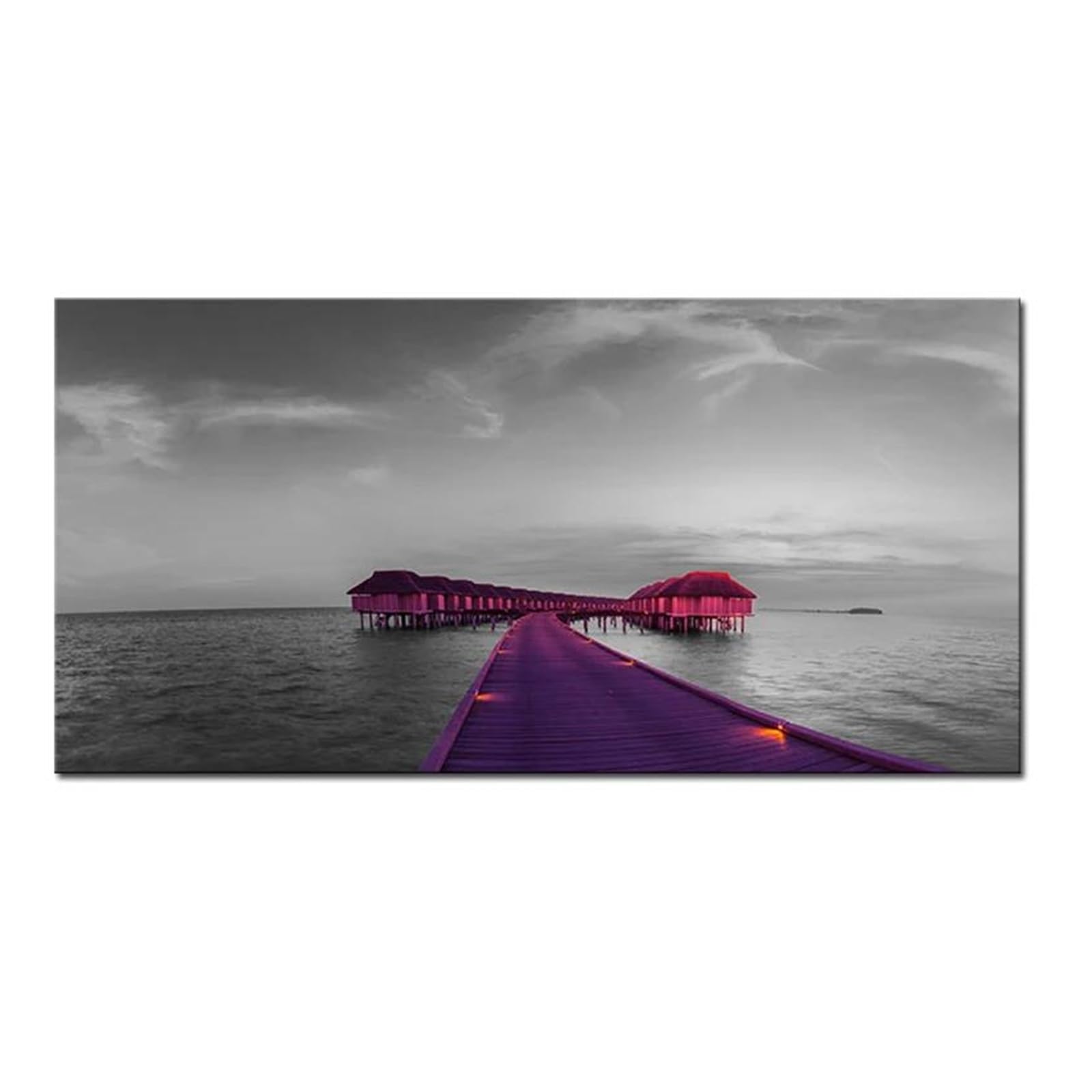 Byambd K Aesthetic Pictures Urban Architecture Landscape Posters No Frame Modern Home Decoration Wall Art Prints Canvas Painting(,50X100cm)