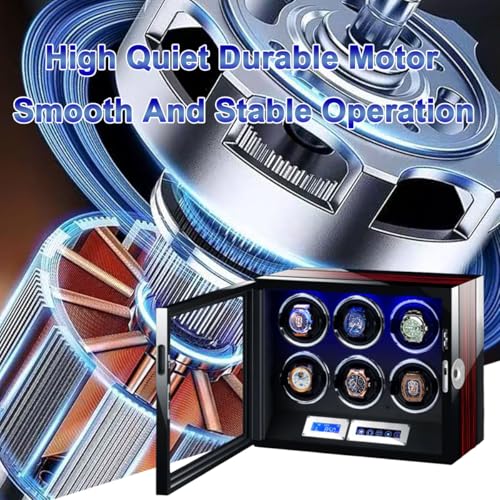 Caja giratoria para relojes automáticos que elimina el reinicio manual con motor ultra silencioso 5