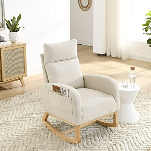 LIFE SKY Modern Rocking Chair