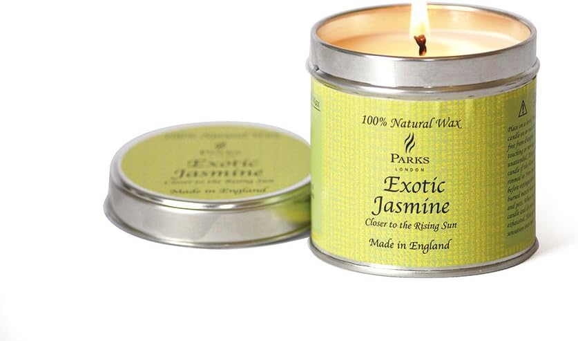 Parks London Scented Candle In Tin - Exotic Jasmine