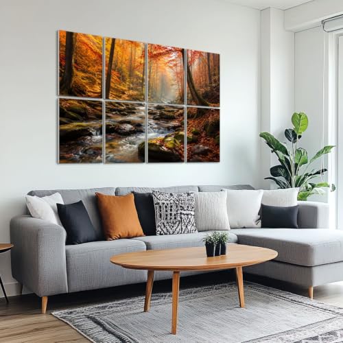 8 Pack Paneles Acústicos Artísticos de Absorción de Sonido Decorativos con Adhesivo para Estudios y Oficinas Tamaño 48"x32" miniatura 6