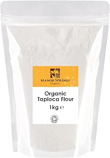 Organic Tapioca Flour - 1kg - Thickening Soup or Sauces, Premium Quality, Certified Organic