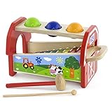 Descriptif produit: Viga Toys - Jeux de balles Marteau et Métallophone