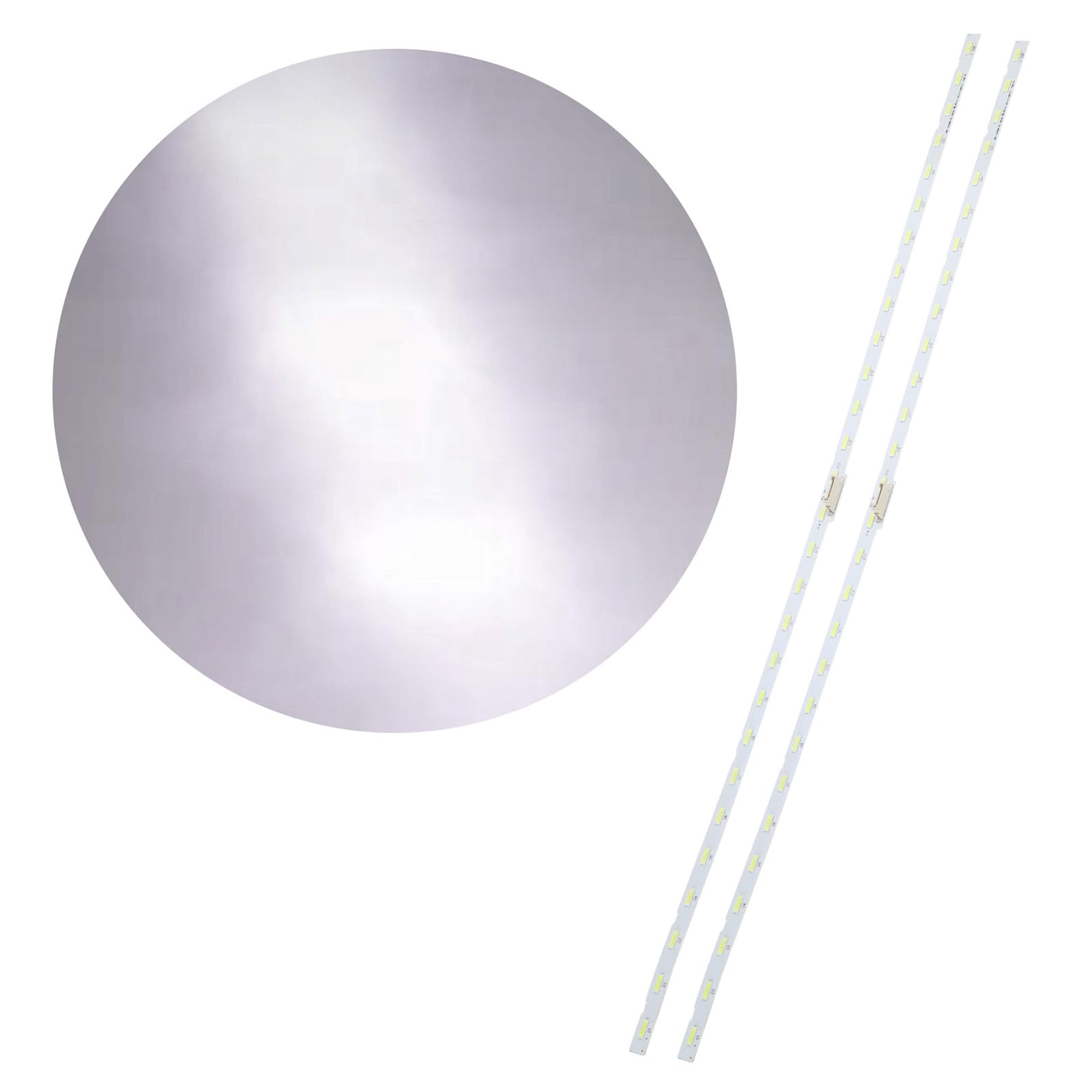 2 unidades de tiras LED retroiluminadas UA43NU7100 UE43NU7092 UE43RU7400 V8N1-430SM0-R0 LED 462 mm