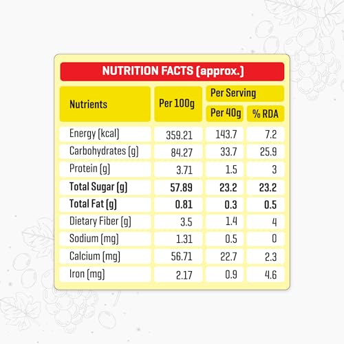 Image of KisaanSay Premium Nashik Seedless Black Raisins 500gm (250gmX2)| No Sulphur & Preservatives Dryfruits | Kali Kishmish /Kismis /Raisins /Berries | Rich in vitamins K, iron| Versatile Snacking (Pack of 2)