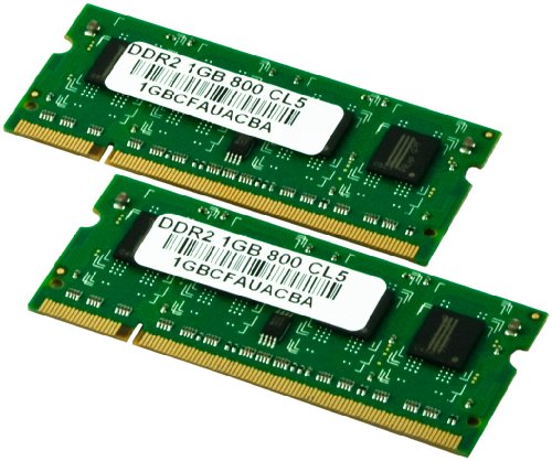 VisionTek Kit de 2 Unidades (2 x 1 GB) NB2-6400 CL5 200 Pines DDR2 SODIMM 800 2 de Doble Canal (900474)