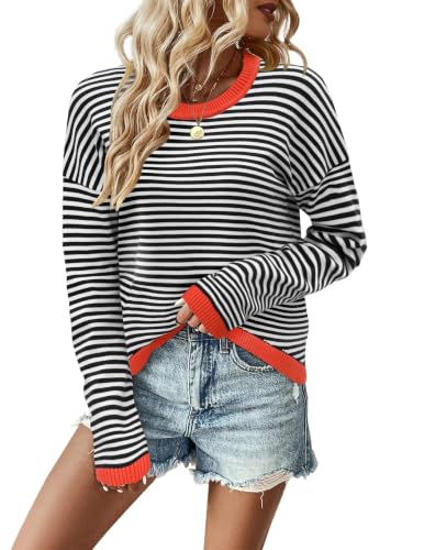 Image of Zeagoo Sweaters for Women Fall Outfits Trendy 2026 Long Sleeve Shirts Bussiness Casual Knit Pullover Sweater Tops