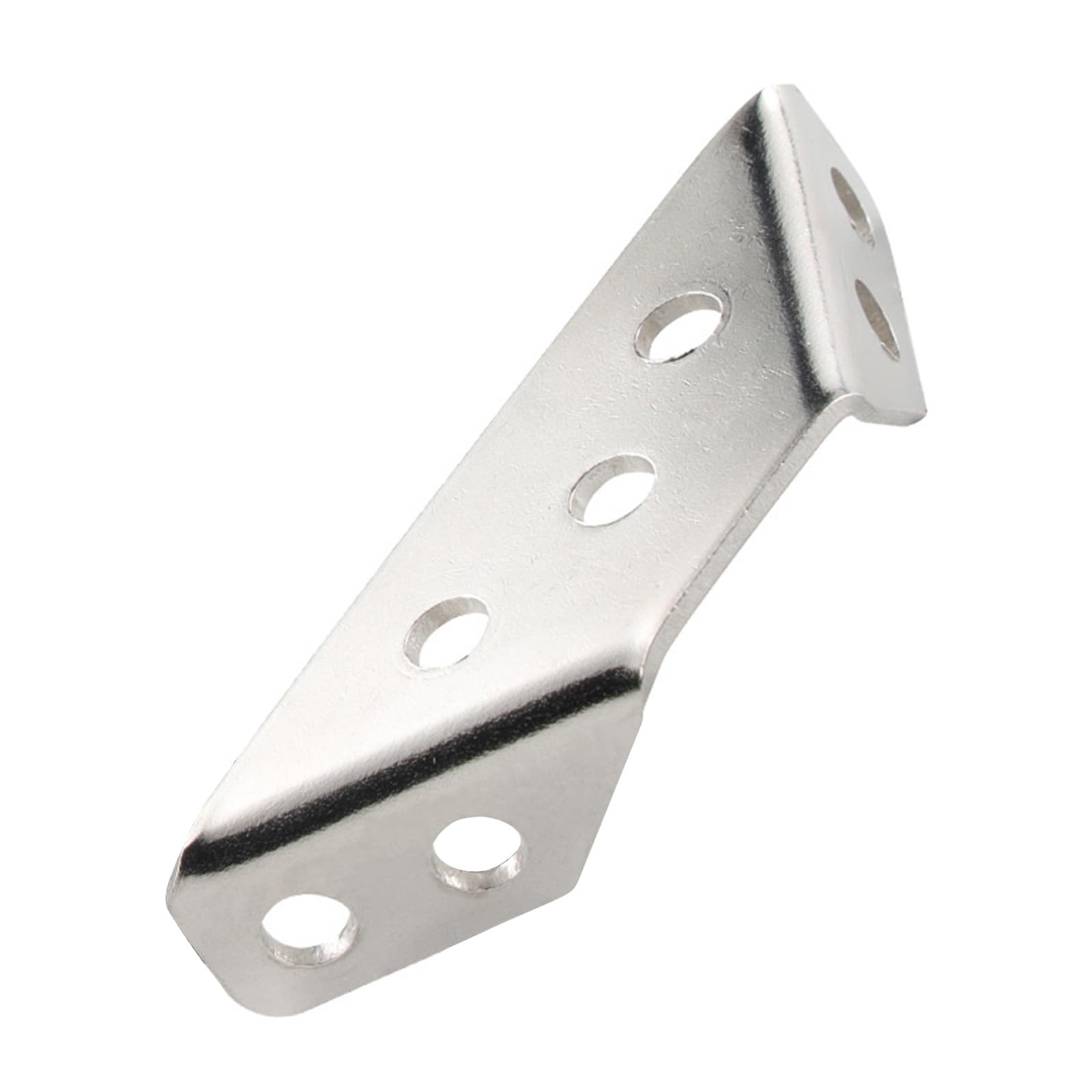 100 Pcs Stainless Steel Corner Brace Furniture Connector Furniture Triangle Frame Brackets Shelf Brackets