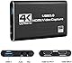 4K 60hz Audio Video Capture Card, USB 3.0 HDMI Video Capture Device, Full HD 1080P für Game Recording, Live Streaming Broadcasting