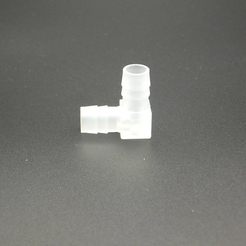 Złącze rurowe. 3mm 4mm 6mm 8mm 10mm 12mm 14mm 16mm 18mm 20mm Wąż Barb Kolanko Plastikowe Złącze Rury Do Akwarium(4mm 10pcs)