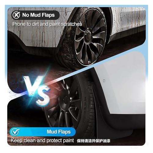 Guardabarros de coche para Tesla Model Y Juniper 2025 de TPE 3