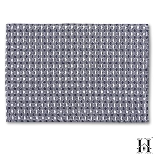 Image of HOMISTRY Cotton Kitchen Towels Pack of 4 | HOM-VIVIDTOWEL-4PK Dish Towels | Soft, Super Absorbent Tea Towels | Reusable, Machine Washable Kitchen Cleaning Cloths