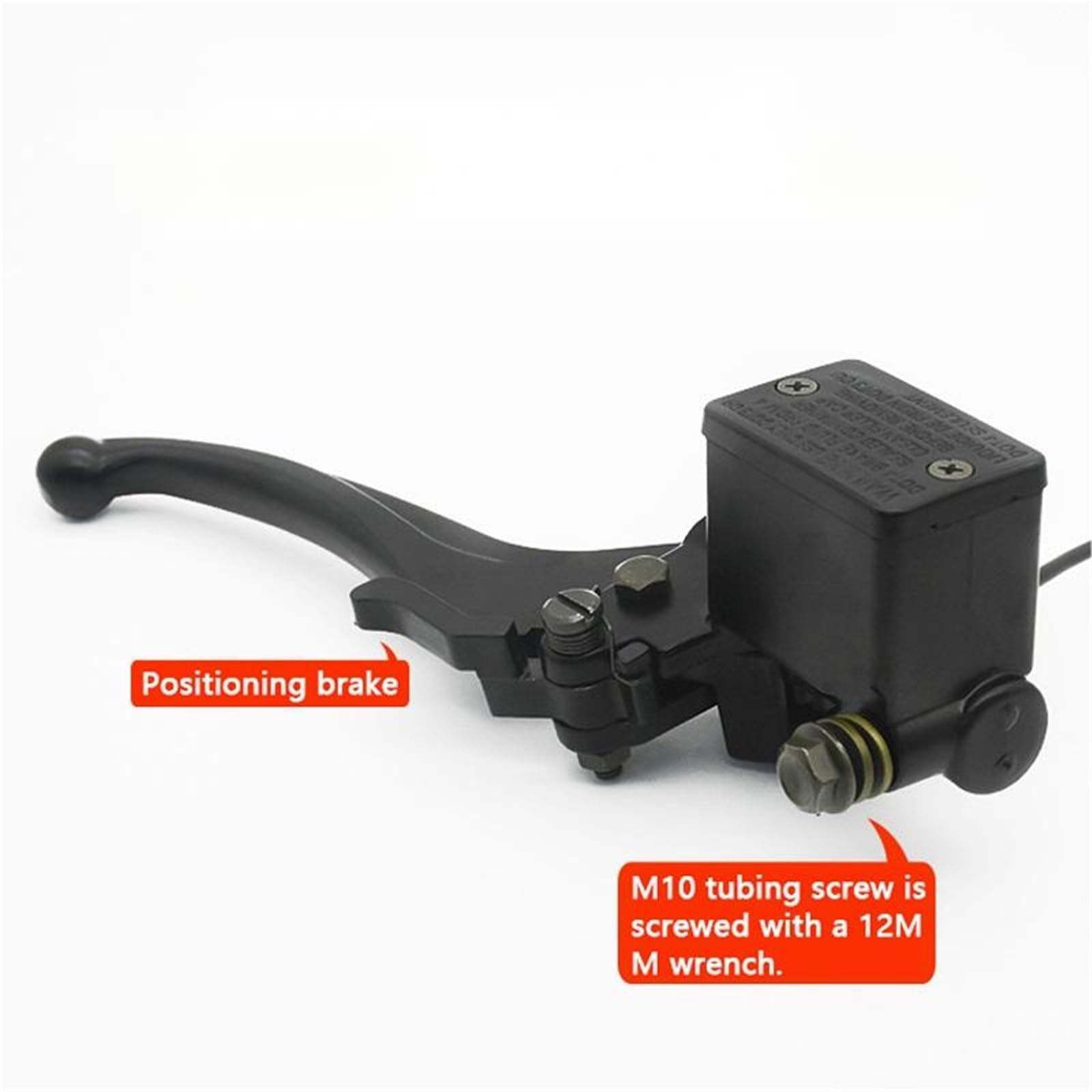 Motorrad-Kupplungshebel 22-mm-Motorradkupplungs-Hauptzylinder-Hydraulikpumpenhebel für elektrische Fahrradrikscha-Bremshebel(Pair)