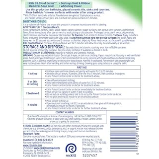 Lysol Multi-Purpose Cleaner Sanitizing and Disinfecting Spray with Bleach, All Purpose Cleaning Spray for Bathrooms and Kitchens, 32oz