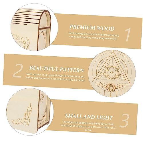 Caja almacenamiento rectangular 4 piezas para tarot