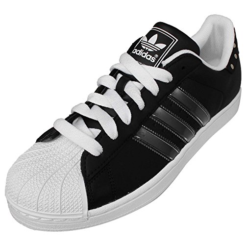 Buy adidas Originals Men's Superstar Ii is Black Leather Sneakers 6