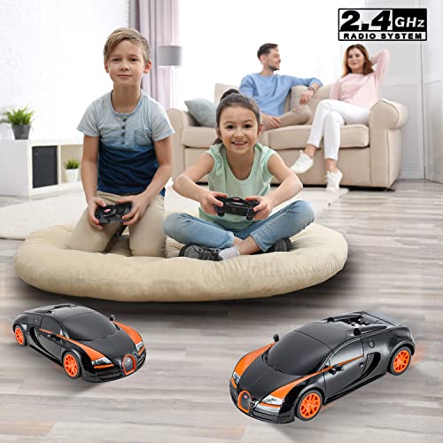 Image of BEZGAR 1:24 Bugatti Remote Control Car Licensed Bugatti Grand Sport Vitesse