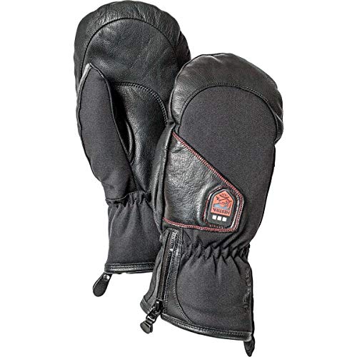 Hestra Heated Gloves: Waterproof Power Heater Cold Weather Ski Gloves, Black, 9
