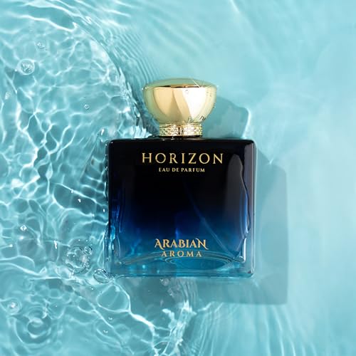 Image of Arabian Aroma Horizon Men's Perfume | Fresh and Long-Lasting Fragrance | Refreshing fragrance for men | Eau De Perfume | Long Lasting Perfumes for Men (100ML)