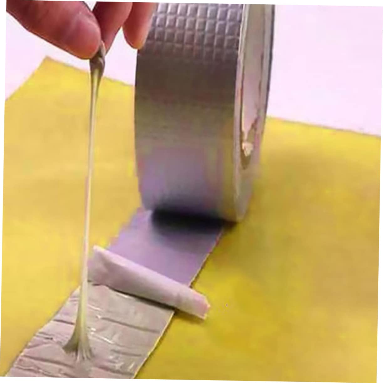 BUGUUYO Butyl Aluminum Foil Tape Super Waterproof Sealant for Roof Gutter Window Repair