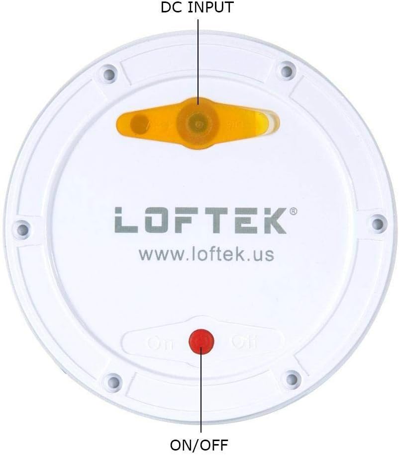 LOFTEK 2000mAh Replacement Bulb Ball, Cube Shape RGB LED Lights-4.7"