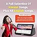 Magic Sing 2026 New All-in-One Magicsing Karaoke ATK1000 Korean + English – Wireless Mic, Free Song Updates, No App Required