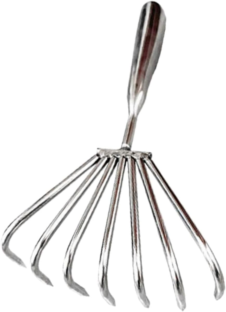 Yardwe 7 Rakes for Lawns Heavy Duty Gardening Tool Thatching Rake Leaf